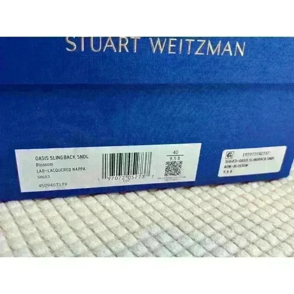 Stuart Weitzman Women's Oasis Slingback Sandal Pump in Pink Blossom Size 9.5 - Picture 6 of 13